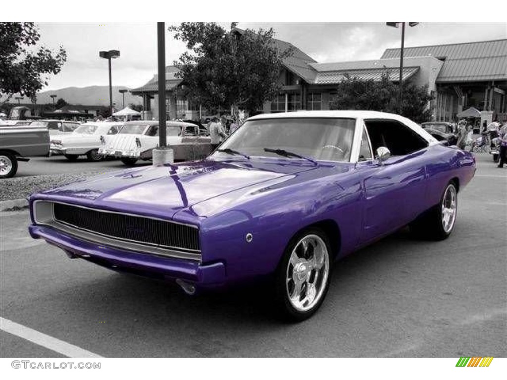 1968 Charger  - Plumb Crazy / Black/Purple photo #1
