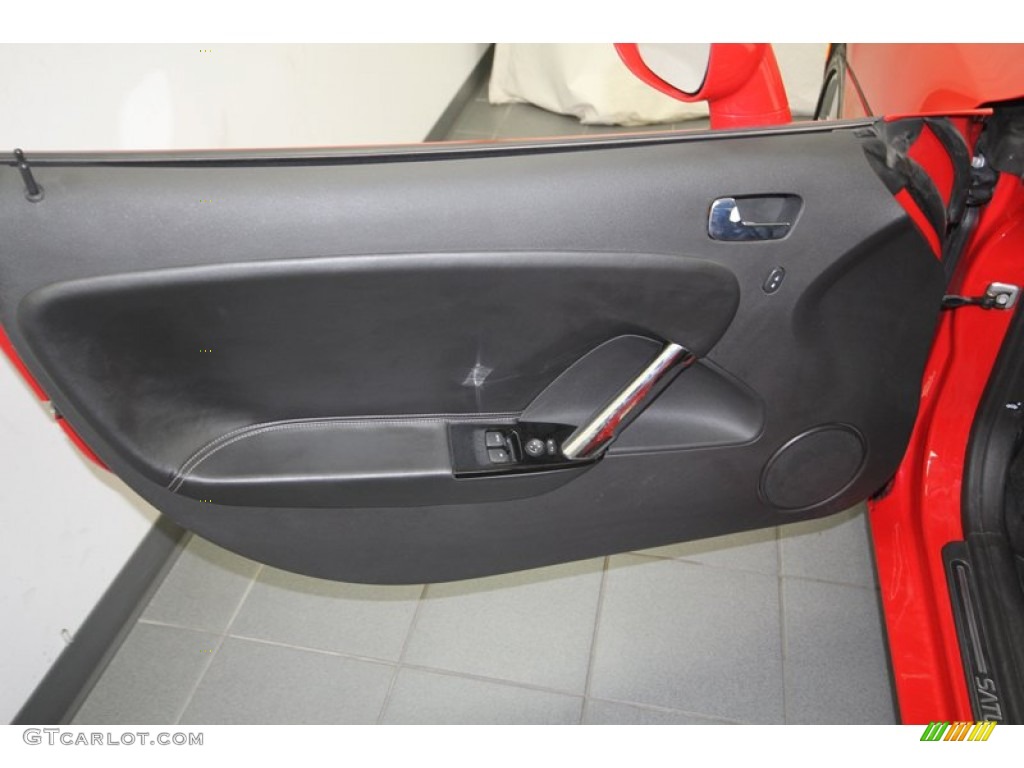 2009 Saturn Sky Red Line Roadster Black Door Panel Photo #82925830