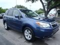 2014 Marine Blue Pearl Subaru Forester 2.5i Limited  photo #1