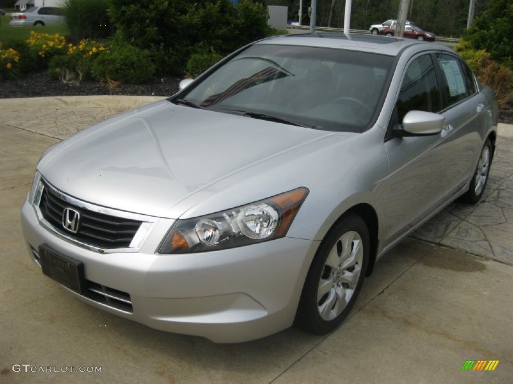 2008 Accord EX Sedan - Alabaster Silver Metallic / Black photo #1