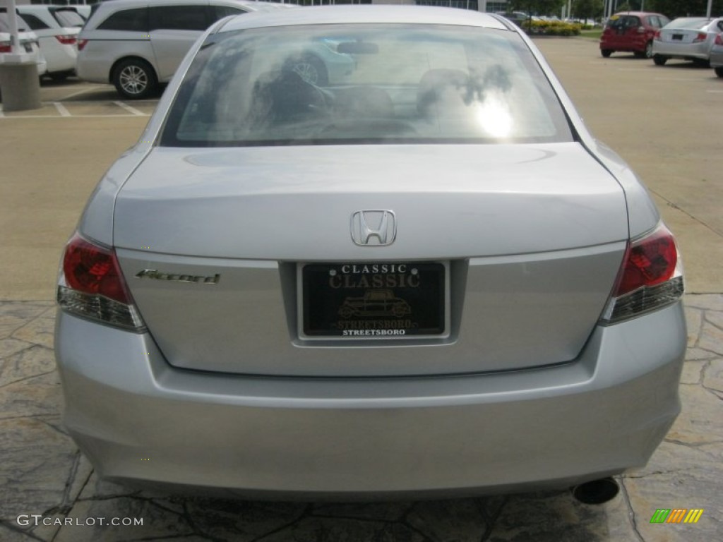 2008 Accord EX Sedan - Alabaster Silver Metallic / Black photo #6