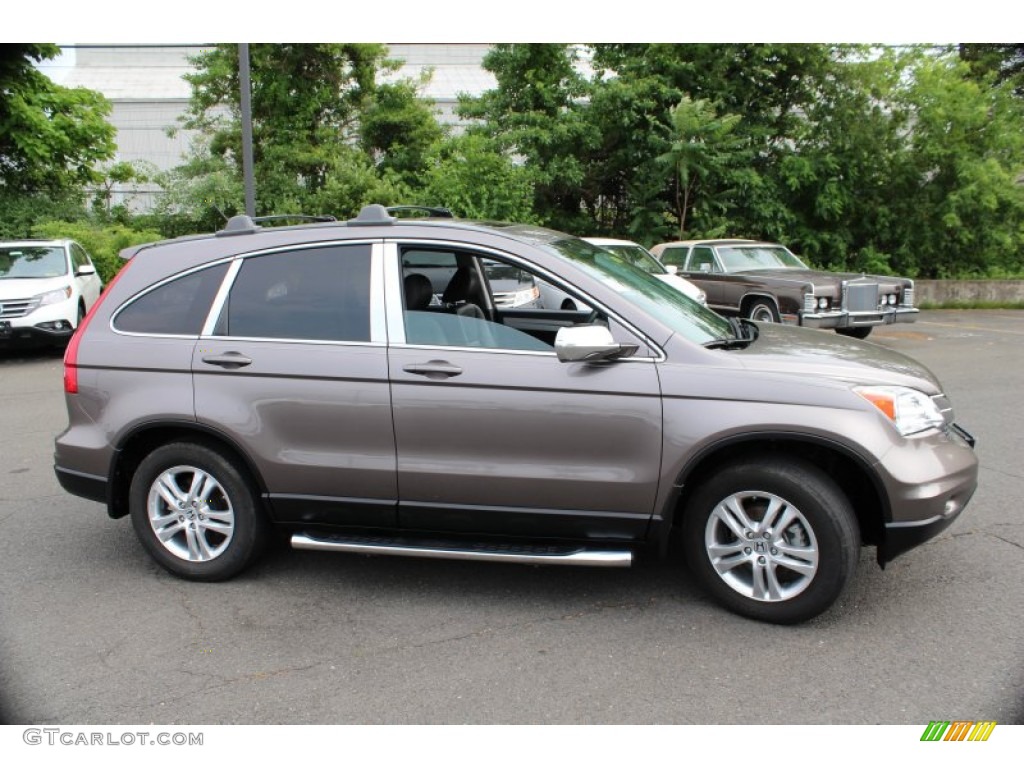 2010 CR-V EX-L AWD - Urban Titanium Metallic / Black photo #4