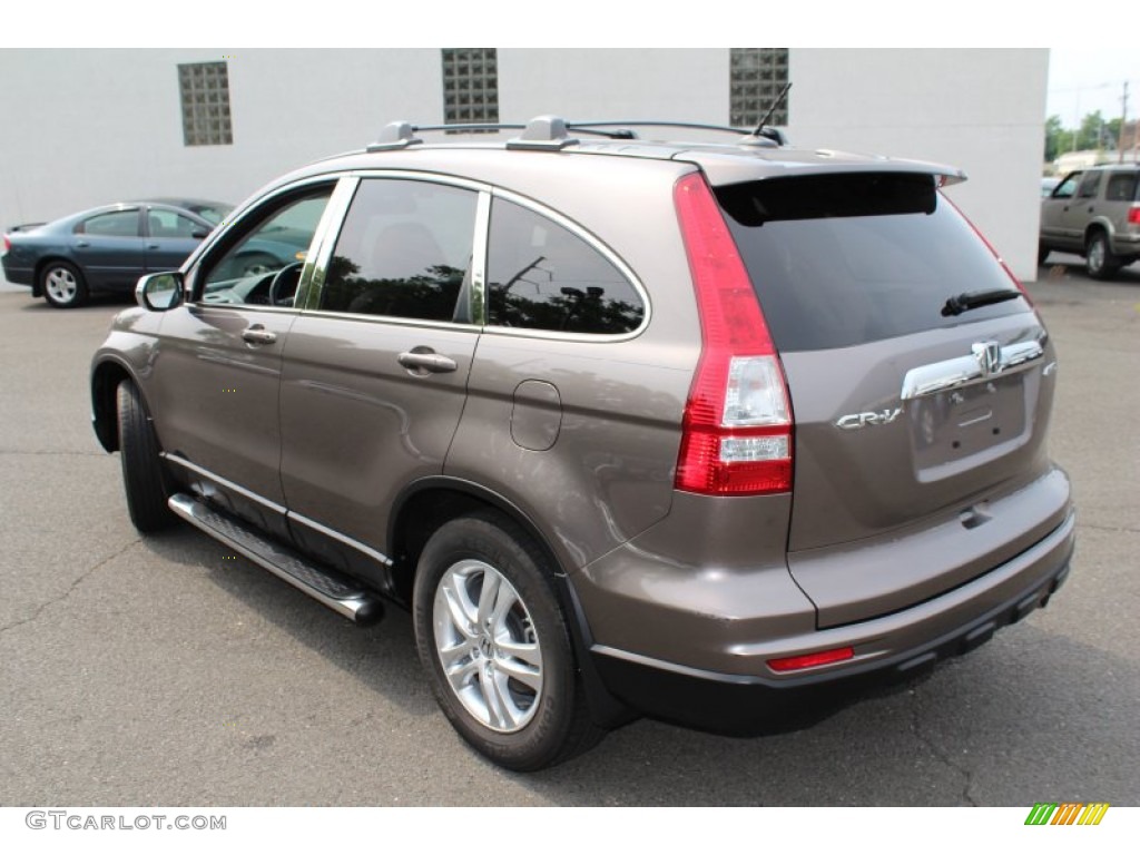 2010 CR-V EX-L AWD - Urban Titanium Metallic / Black photo #10