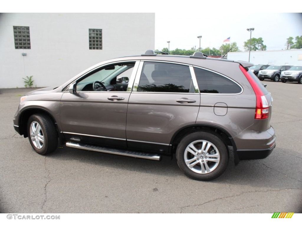 2010 CR-V EX-L AWD - Urban Titanium Metallic / Black photo #11