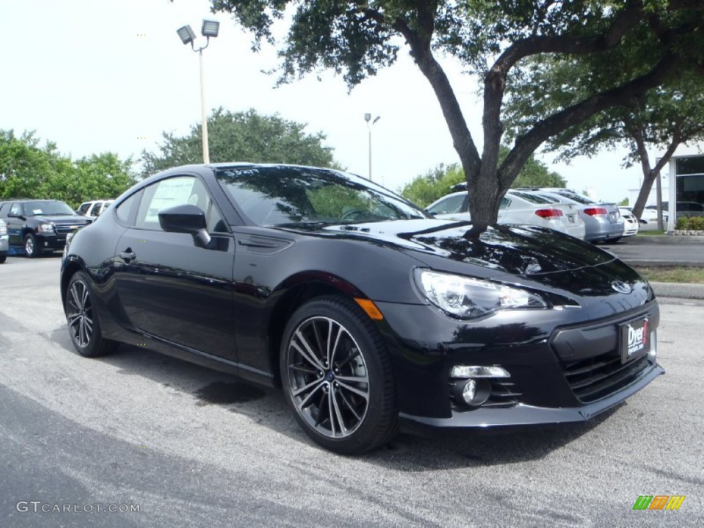 2013 BRZ Limited - Crystal Black Silica / Black Leather/Alcantara photo #1