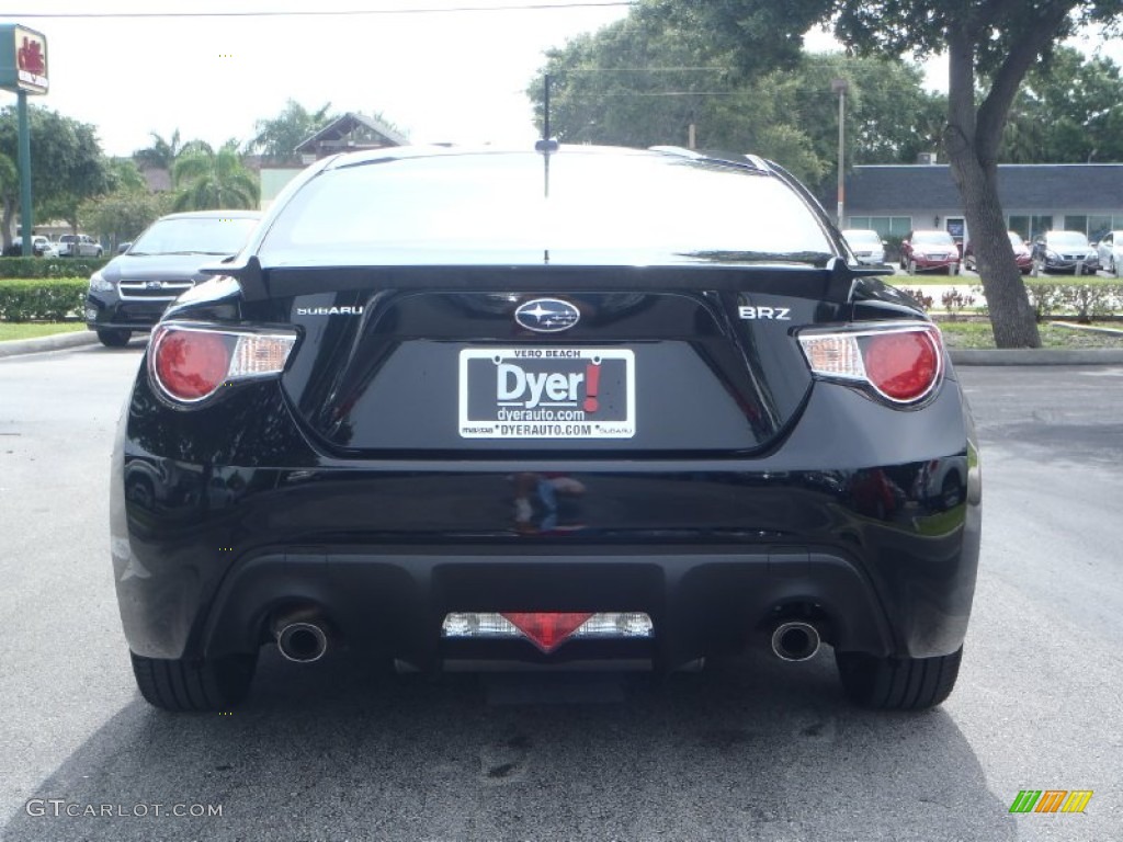 2013 BRZ Limited - Crystal Black Silica / Black Leather/Alcantara photo #3