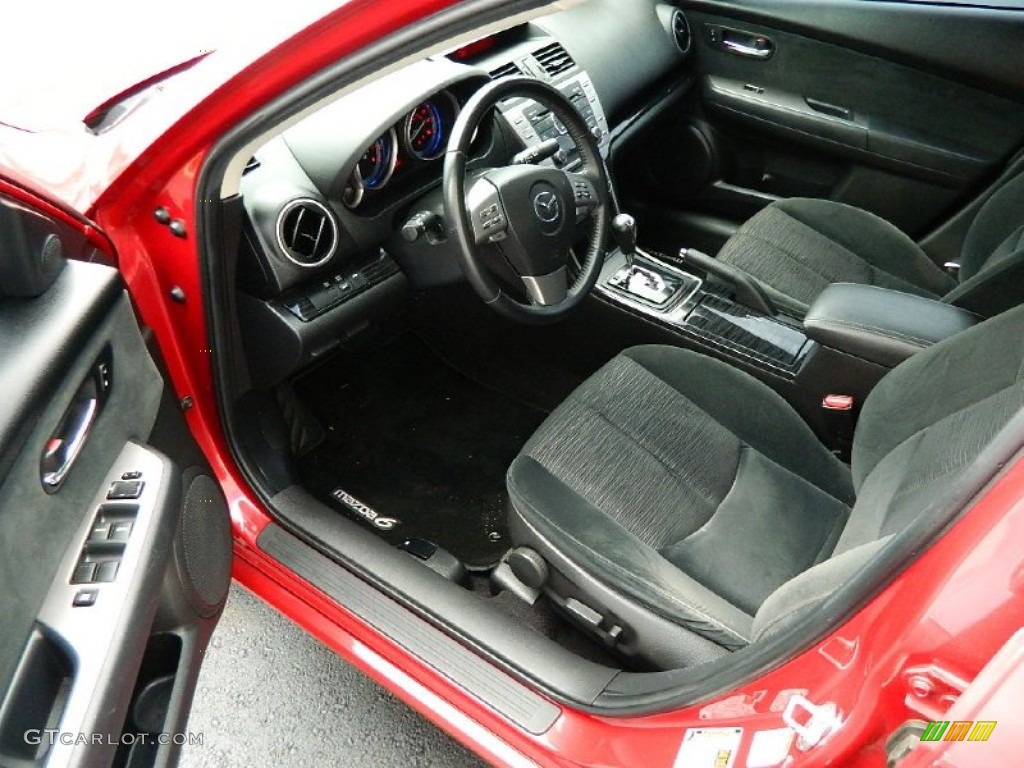 Black Interior 2010 Mazda MAZDA6 s Touring Sedan Photo #82926745