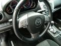 2010 Mazda MAZDA6 Black Interior Steering Wheel Photo