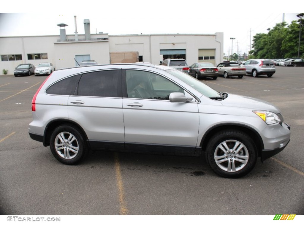 2011 CR-V EX-L 4WD - Alabaster Silver Metallic / Black photo #4