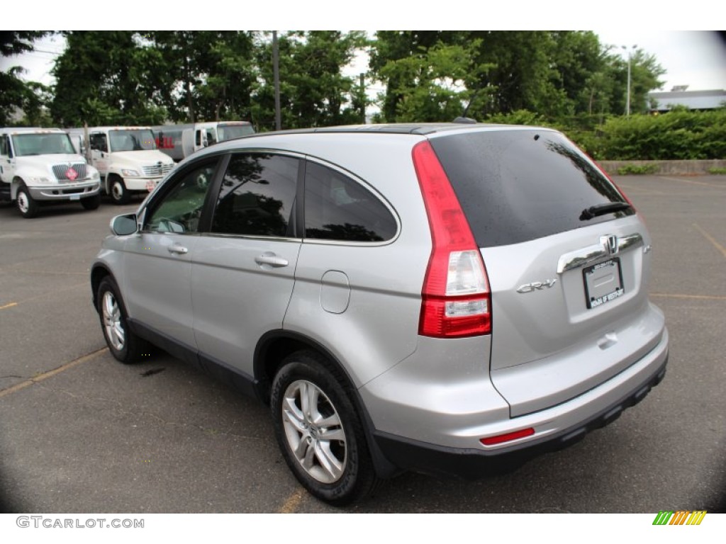 2011 CR-V EX-L 4WD - Alabaster Silver Metallic / Black photo #10