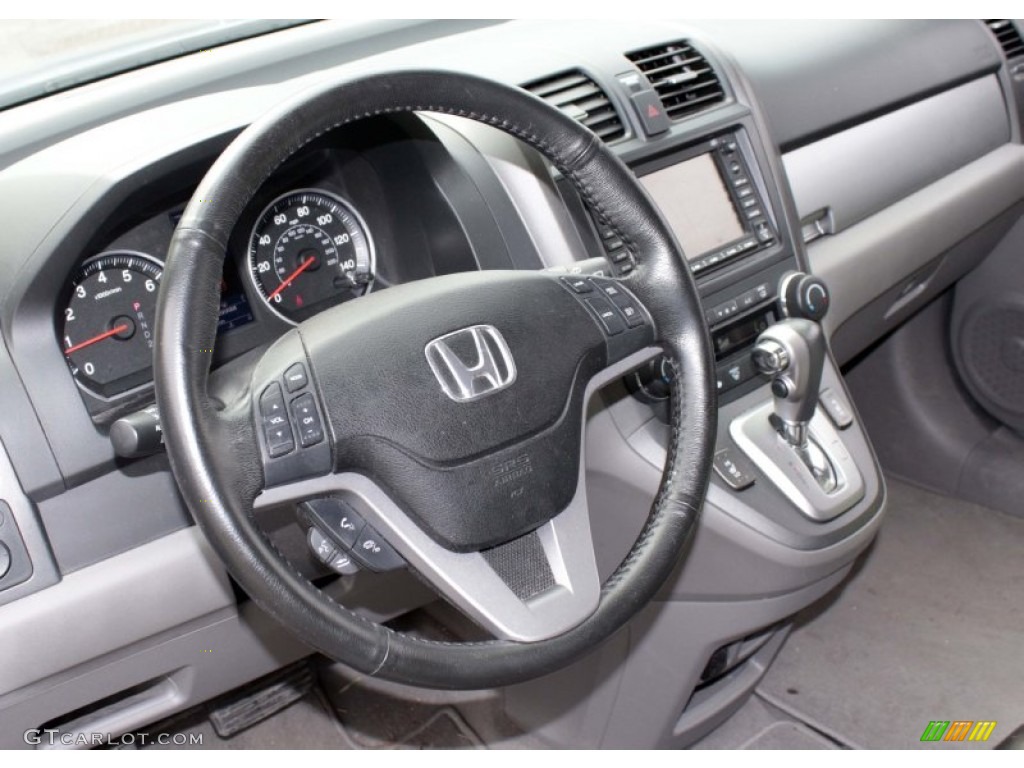 2011 Honda CR-V EX-L 4WD Gray Steering Wheel Photo #82927695
