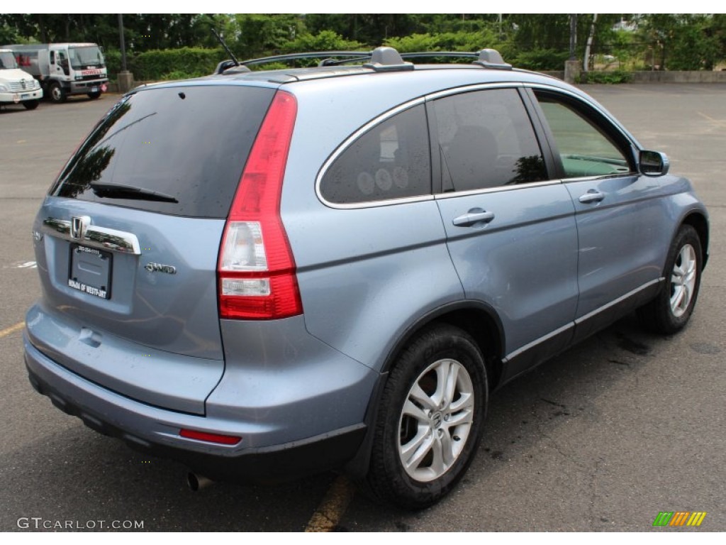 2011 CR-V EX-L 4WD - Glacier Blue Metallic / Gray photo #6
