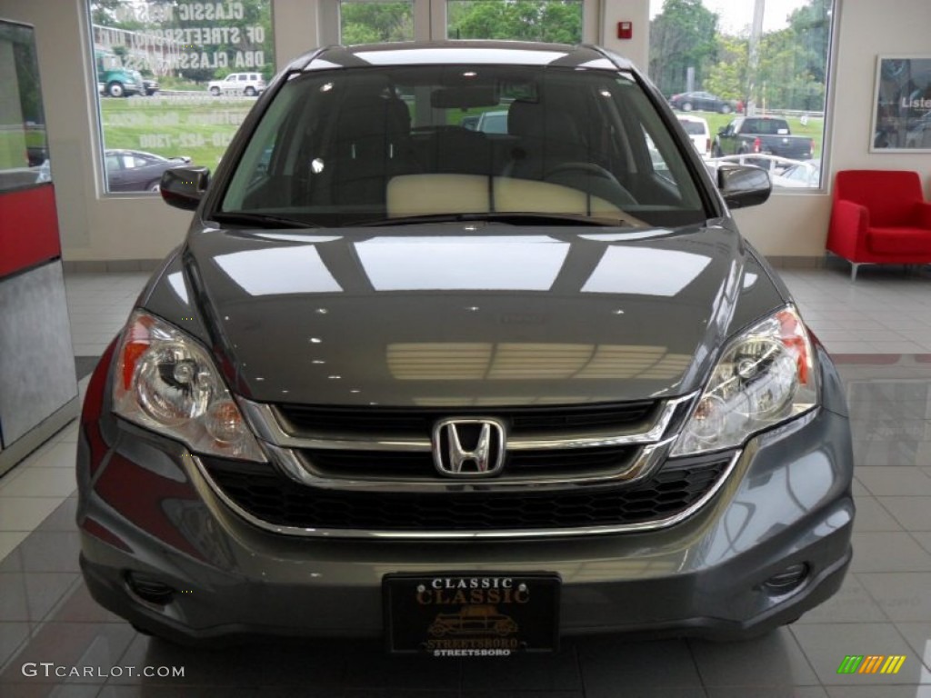 2011 CR-V EX-L 4WD - Polished Metal Metallic / Black photo #5