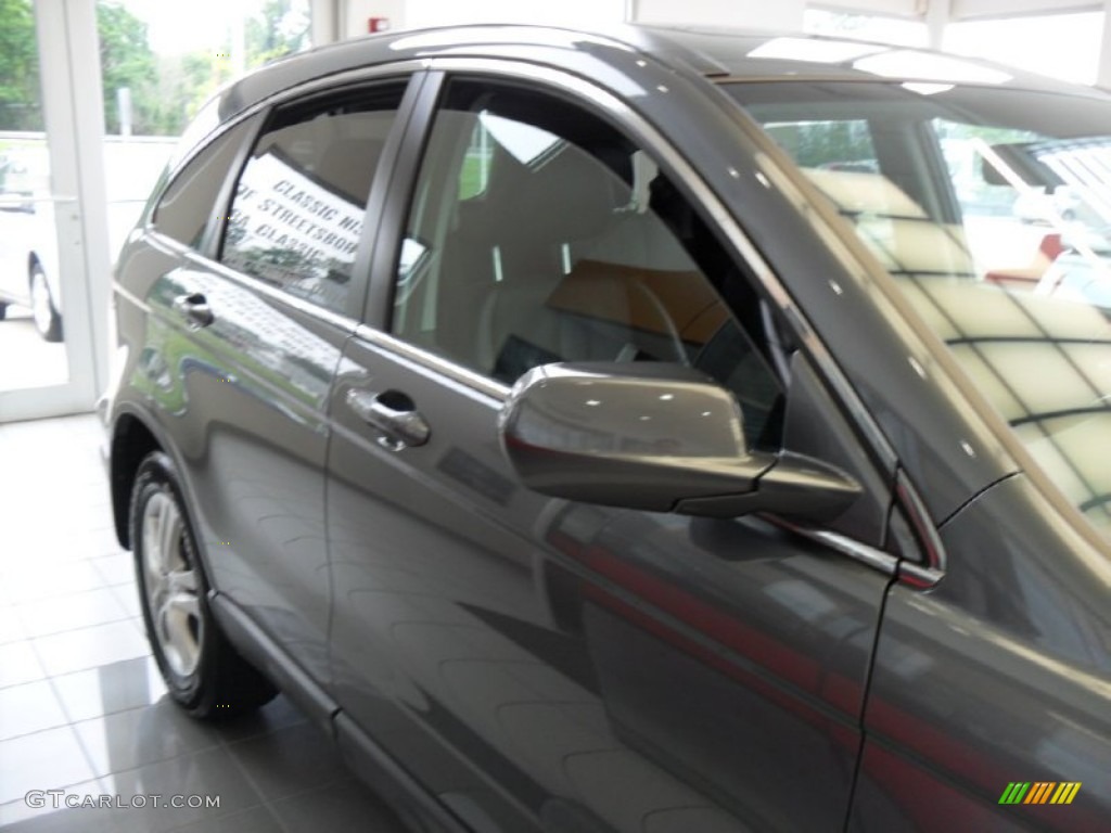 2011 CR-V EX-L 4WD - Polished Metal Metallic / Black photo #11