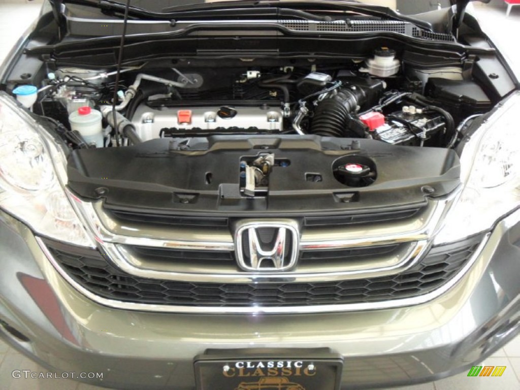 2011 CR-V EX-L 4WD - Polished Metal Metallic / Black photo #33