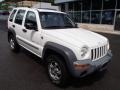 2002 Stone White Jeep Liberty Sport 4x4  photo #2