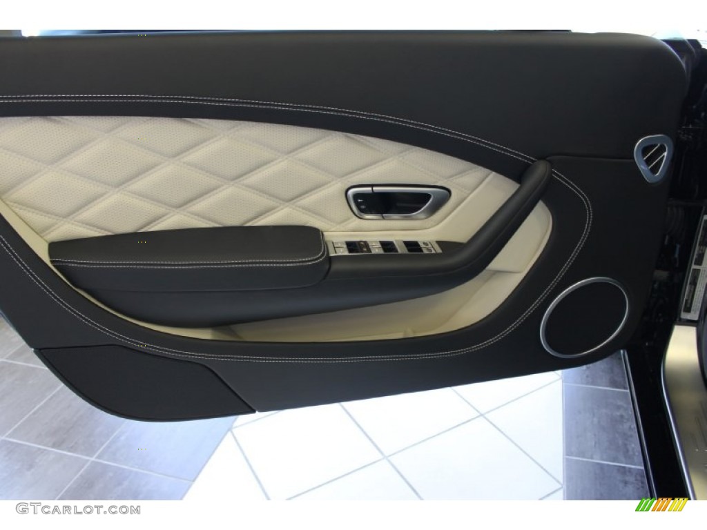 2013 Bentley Continental GT V8 Standard Continental GT V8 Model Linen/Beluga Door Panel Photo #82929886