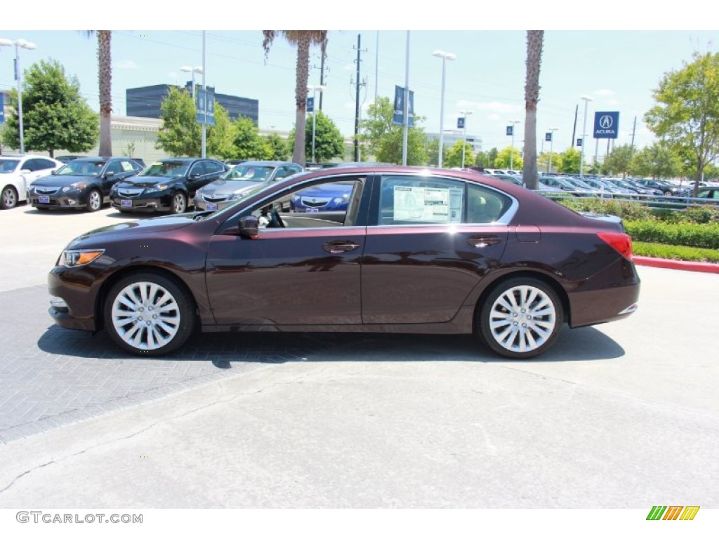 Pomegranite Red Pearl 2014 Acura RLX Technology Package Exterior Photo #82930618