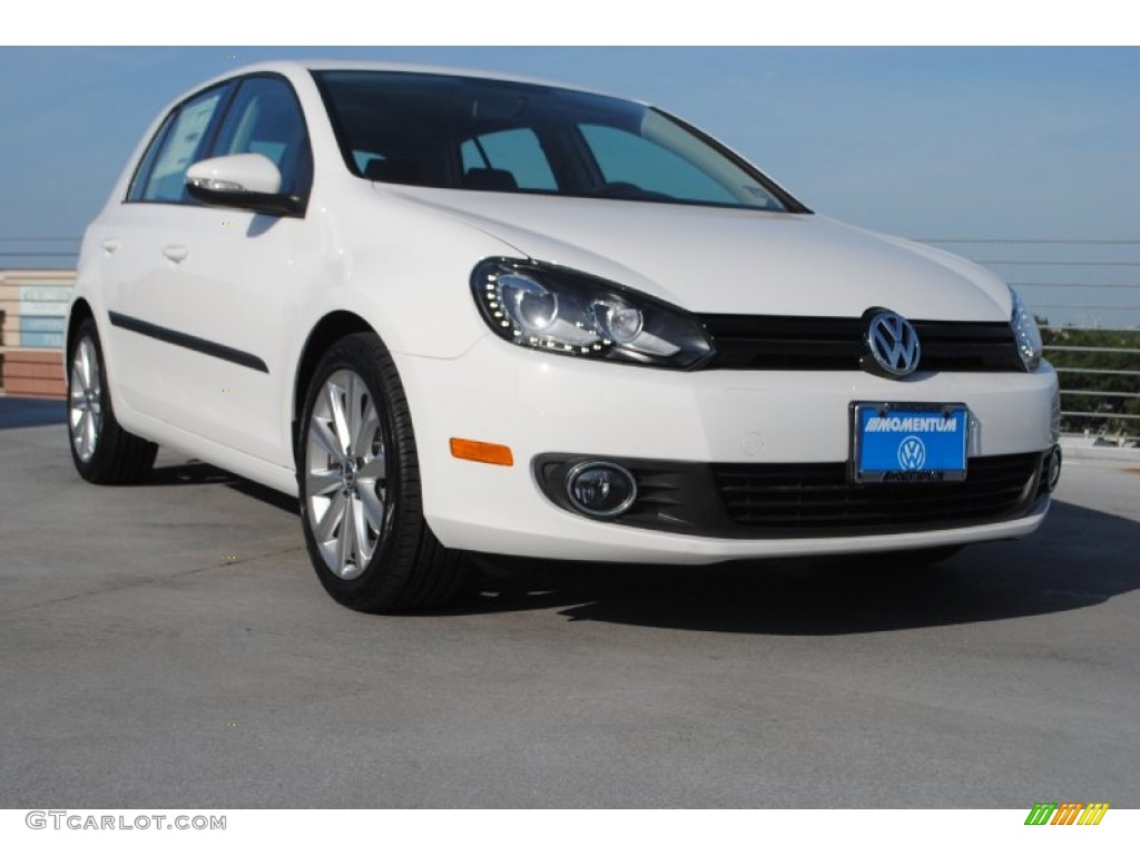 2013 Golf 4 Door TDI - Candy White / Titan Black photo #1