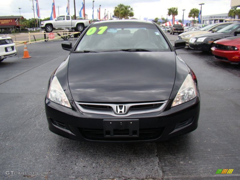 2007 Accord EX Coupe - Nighthawk Black Pearl / Black photo #3