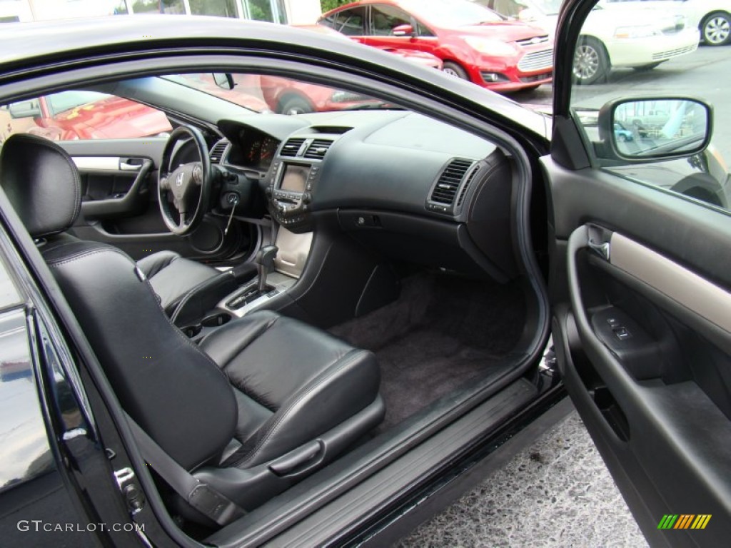 2007 Accord EX Coupe - Nighthawk Black Pearl / Black photo #11
