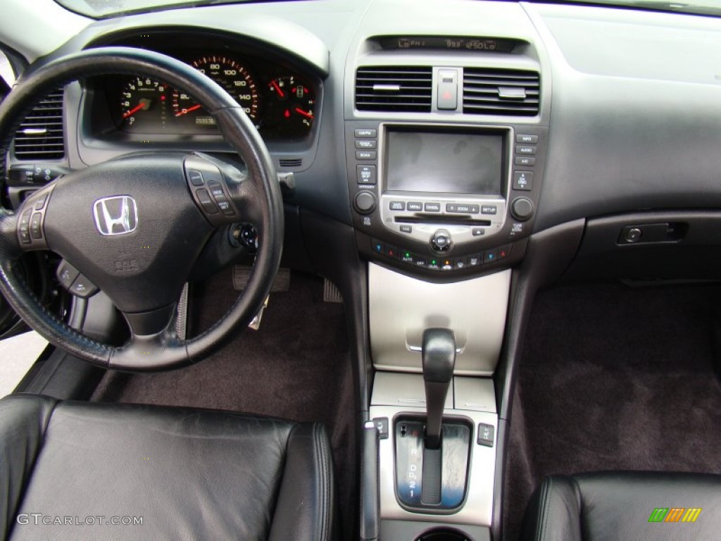 2007 Accord EX Coupe - Nighthawk Black Pearl / Black photo #12