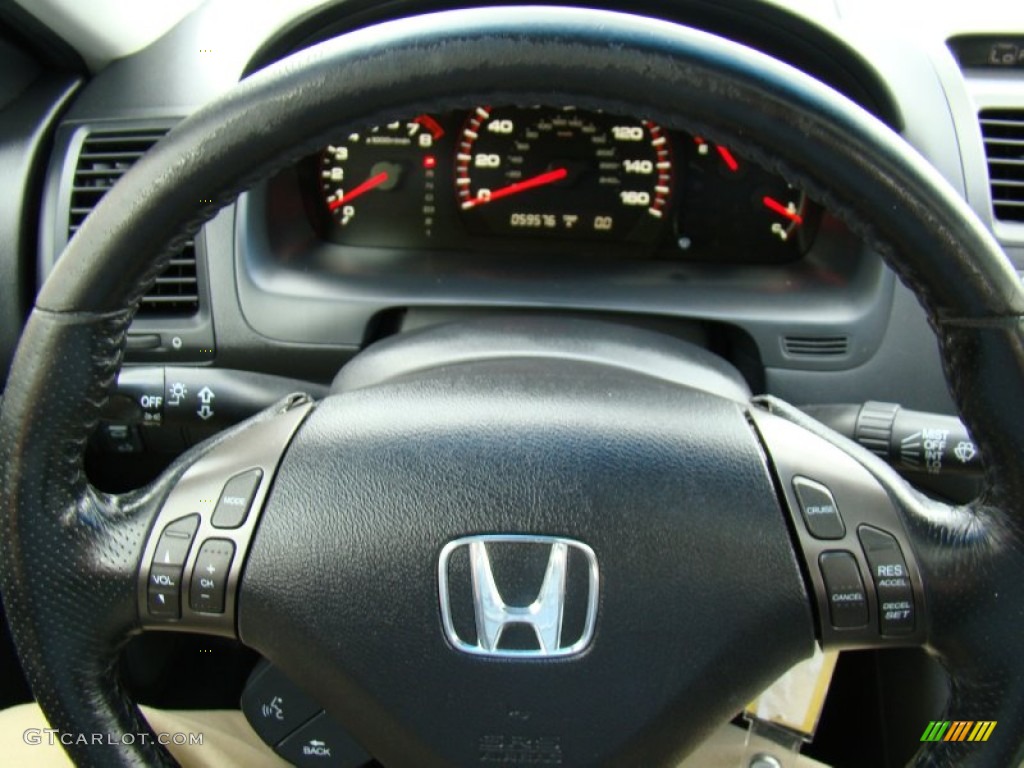 2007 Accord EX Coupe - Nighthawk Black Pearl / Black photo #17