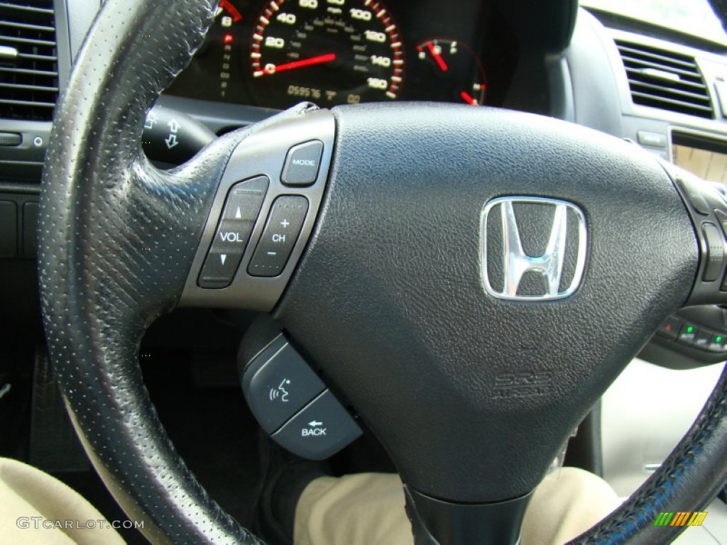 2007 Accord EX Coupe - Nighthawk Black Pearl / Black photo #18