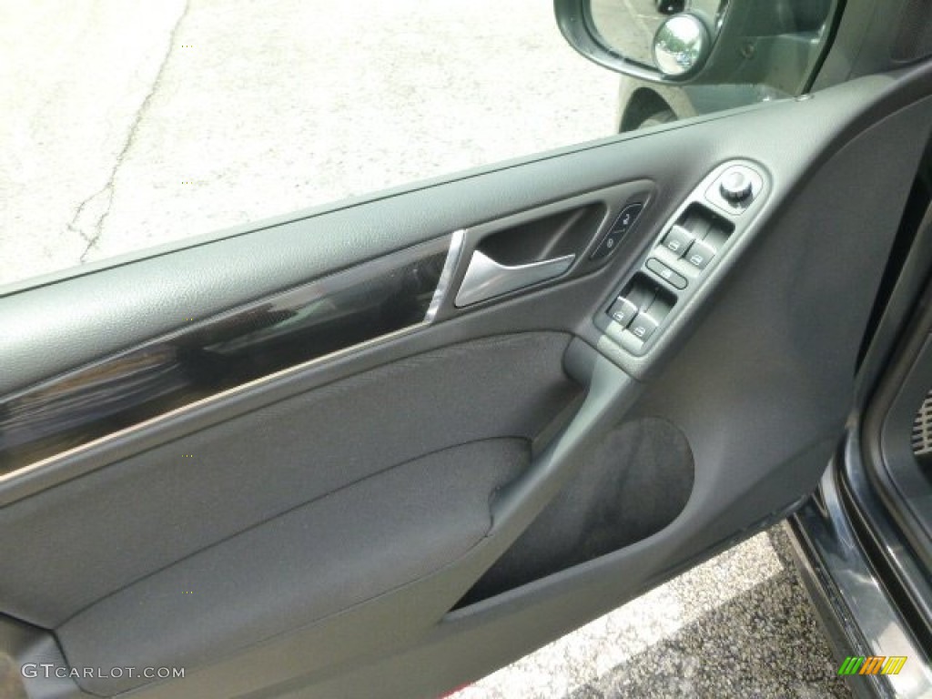 2010 GTI 4 Door - Carbon Grey Steel / Interlagos Plaid Cloth photo #19