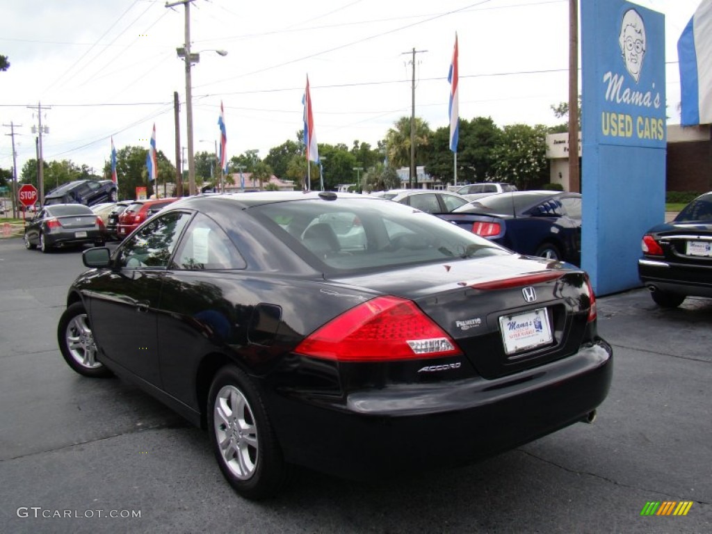 2007 Accord EX Coupe - Nighthawk Black Pearl / Black photo #26