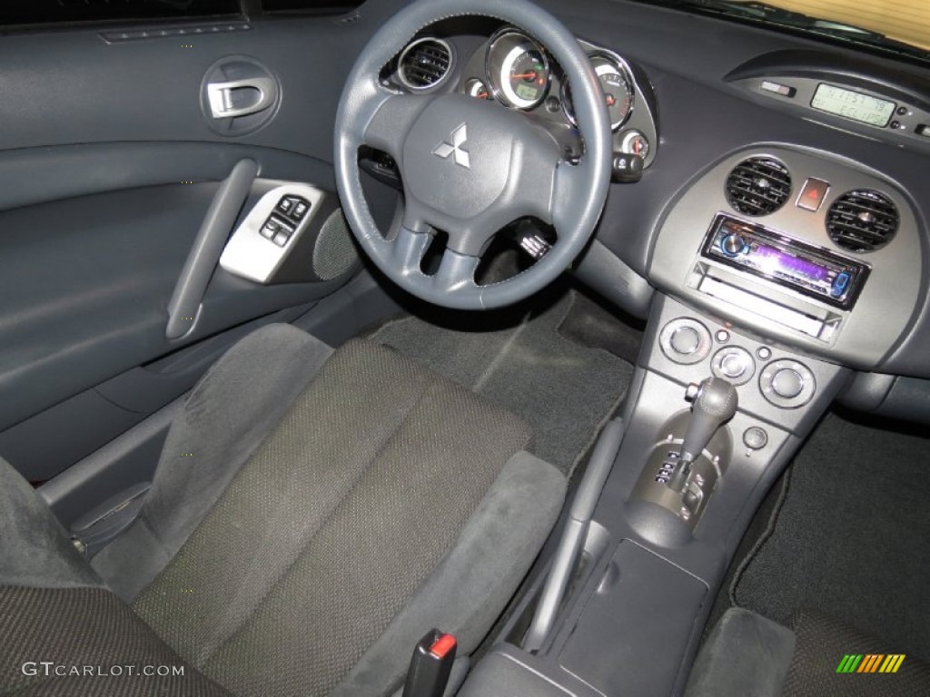 2007 Mitsubishi Eclipse GS Coupe Dark Charcoal Dashboard Photo #82934386