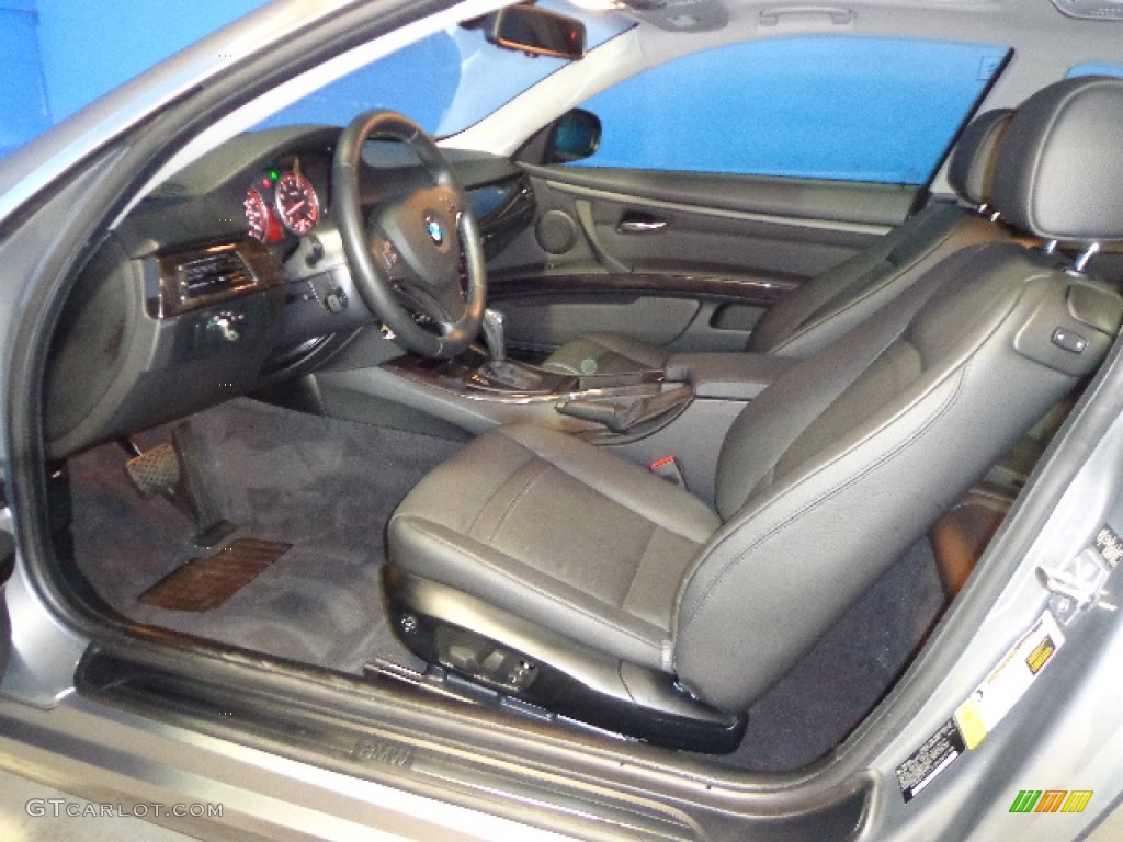 2011 3 Series 328i xDrive Coupe - Space Gray Metallic / Black photo #18