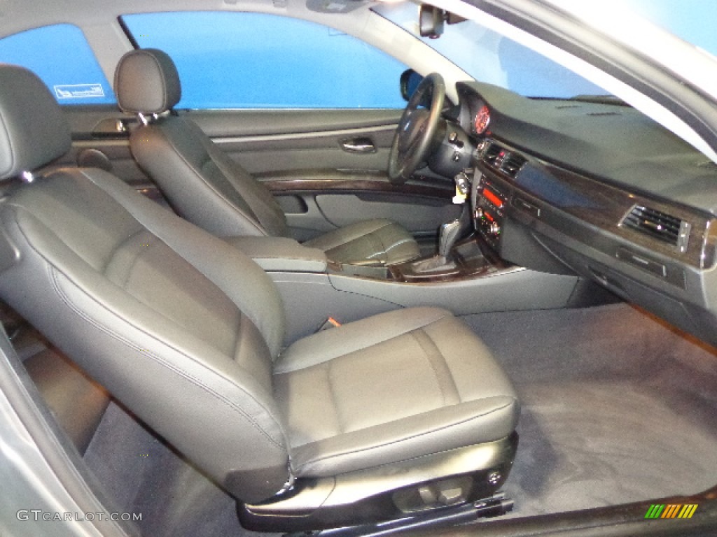 2011 3 Series 328i xDrive Coupe - Space Gray Metallic / Black photo #22