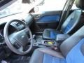 2009 Tuxedo Black Metallic Ford Fusion SE Blue Suede  photo #11