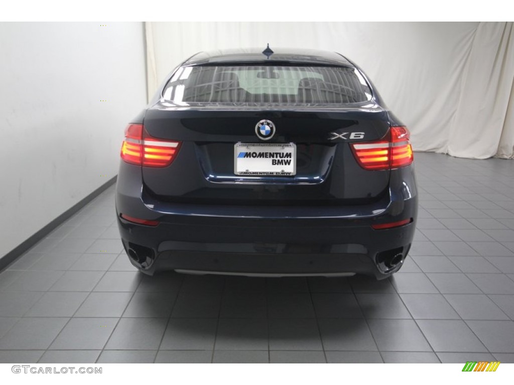 2013 X6 xDrive35i - Midnight Blue Metallic / Oyster photo #12