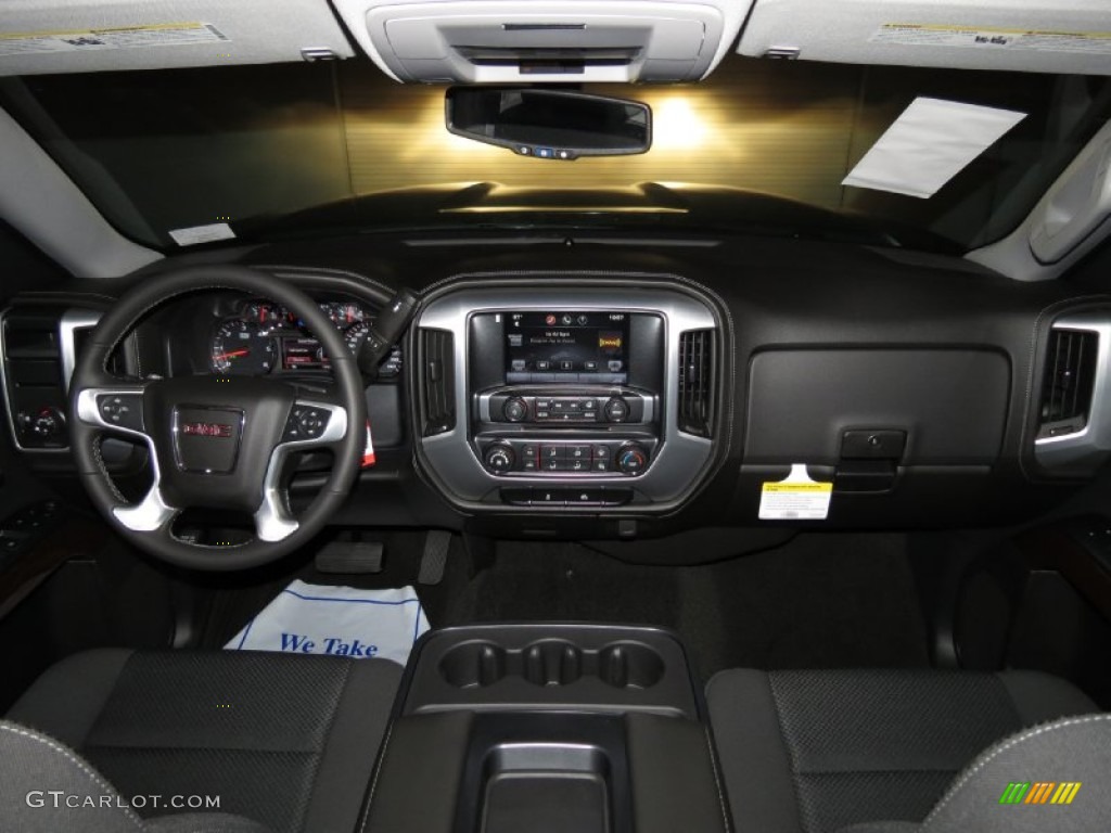 2014 Sierra 1500 SLE Crew Cab - Onyx Black / Jet Black photo #4