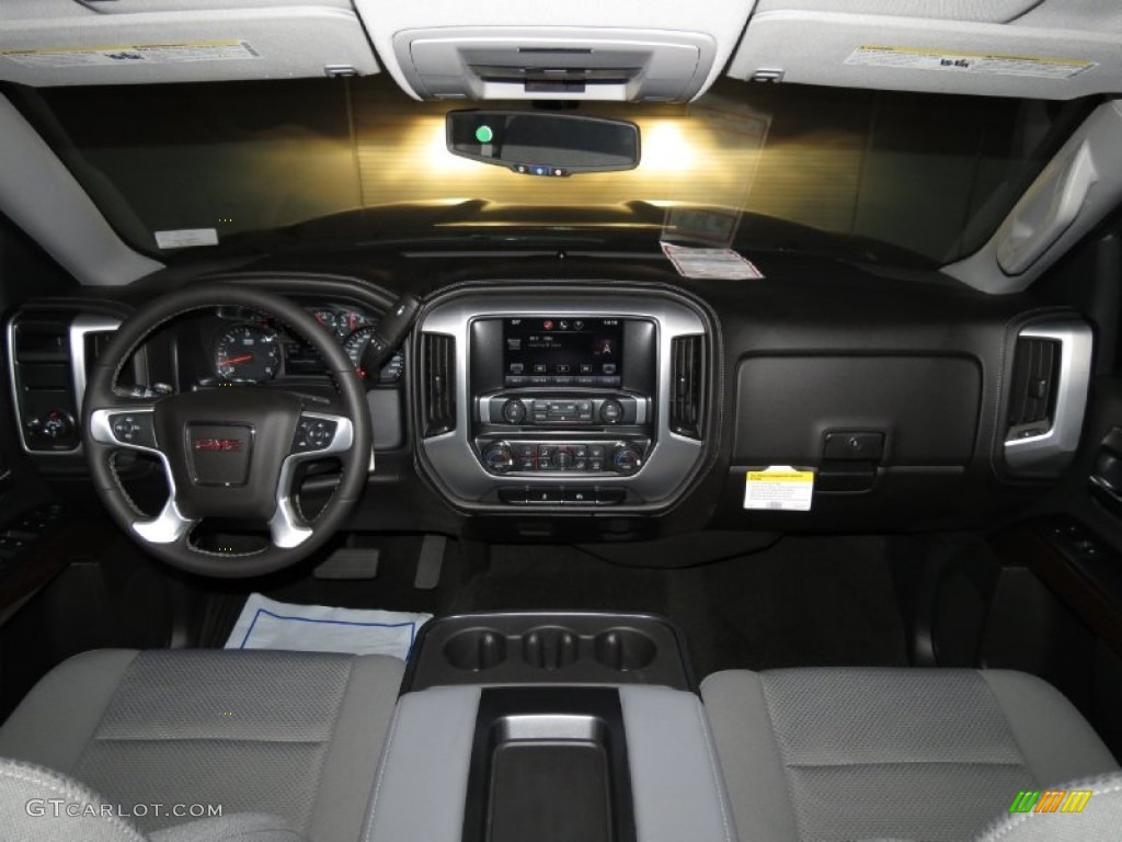 2014 Sierra 1500 SLE Crew Cab - Sonoma Red Metallic / Jet Black/Dark Ash photo #4