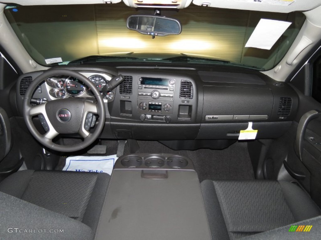 2013 Sierra 1500 SLE Crew Cab - Summit White / Ebony photo #4