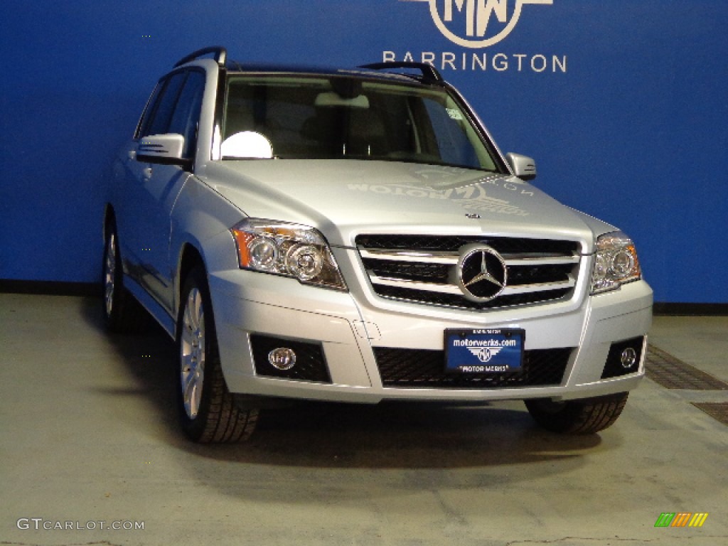 2012 GLK 350 4Matic - Iridium Silver Metallic / Black photo #1