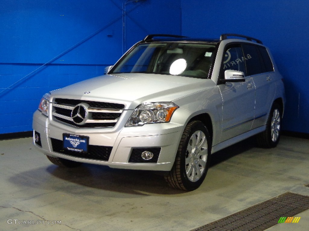 2012 GLK 350 4Matic - Iridium Silver Metallic / Black photo #3