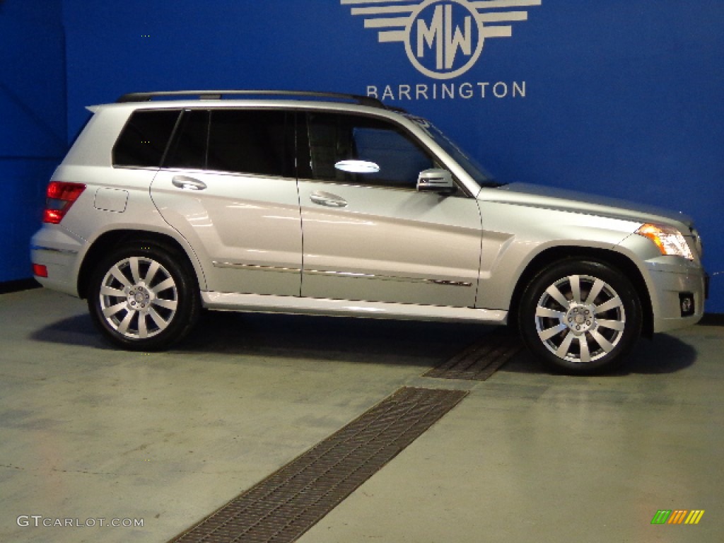 2012 GLK 350 4Matic - Iridium Silver Metallic / Black photo #4