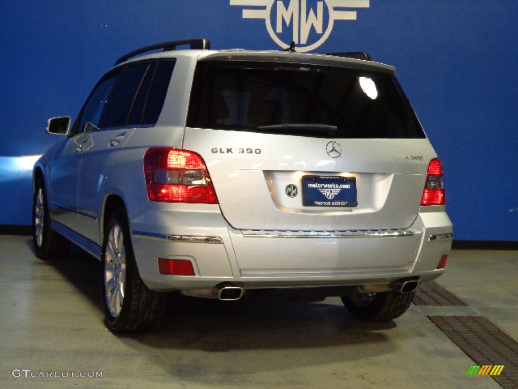 2012 GLK 350 4Matic - Iridium Silver Metallic / Black photo #5