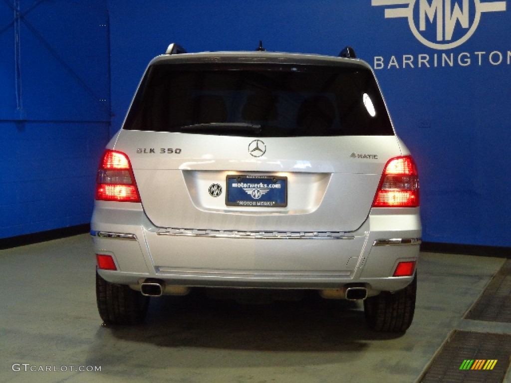 2012 GLK 350 4Matic - Iridium Silver Metallic / Black photo #6