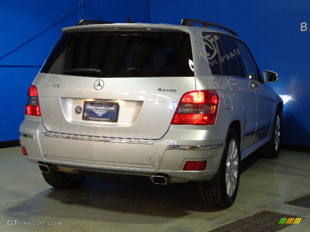 2012 GLK 350 4Matic - Iridium Silver Metallic / Black photo #7