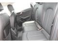 2013 Audi A6 Black Interior Rear Seat Photo