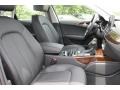 2013 Audi A6 Black Interior Front Seat Photo