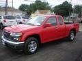 Fire Red 2009 GMC Canyon SLE Extended Cab