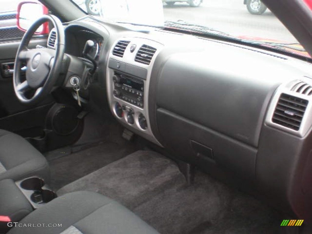 2009 Canyon SLE Extended Cab - Fire Red / Ebony photo #2