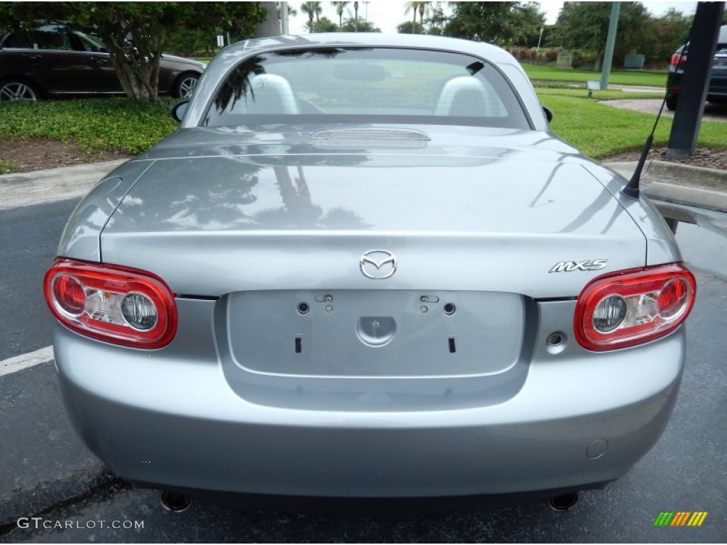 Liquid Silver Metallic 2010 Mazda MX-5 Miata Grand Touring Hard Top Roadster Exterior Photo #82942057