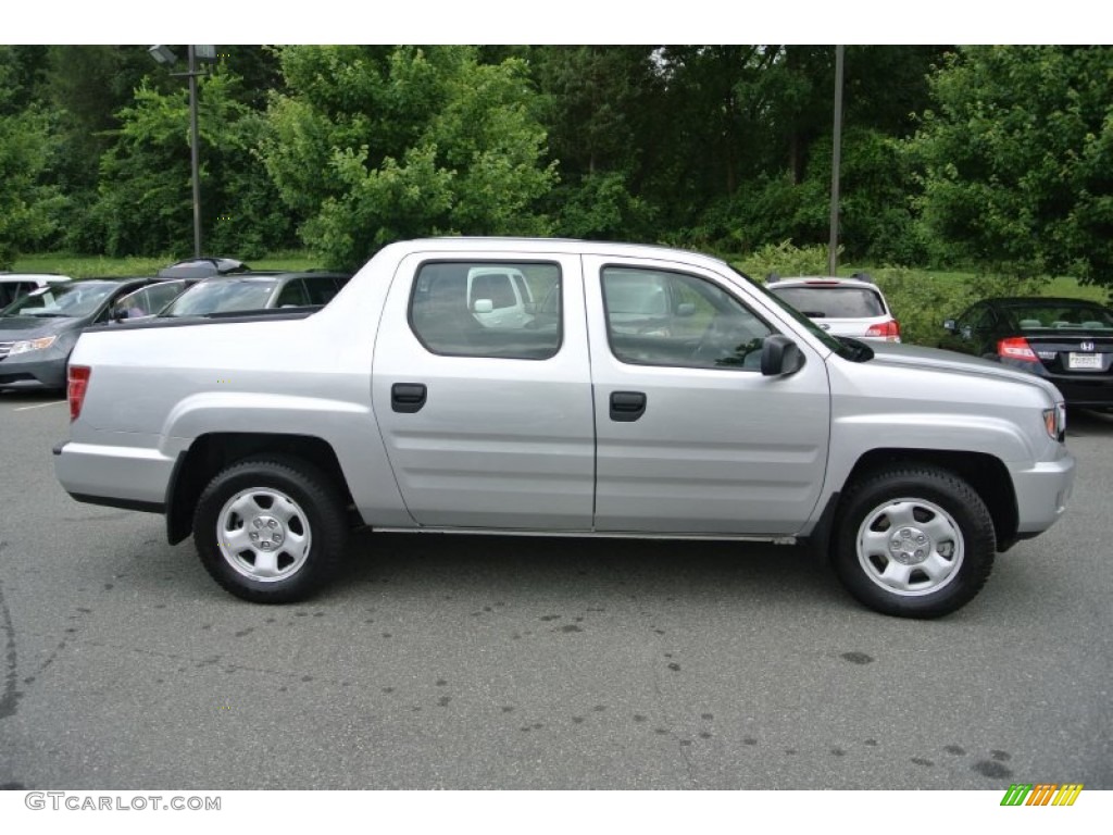 Alabaster Silver Metallic 2011 Honda Ridgeline RT Exterior Photo #82943688